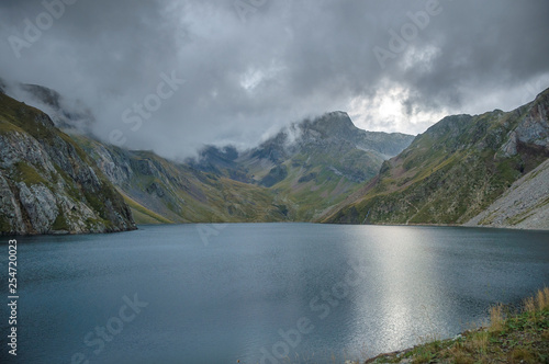 Evening at Llauset lake (Catalonia) photo