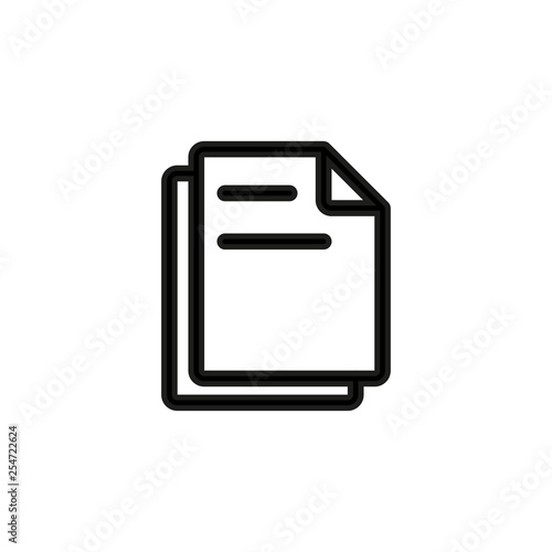 File archive icon. Blank sign