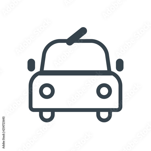 Taxi icon. Transport sign