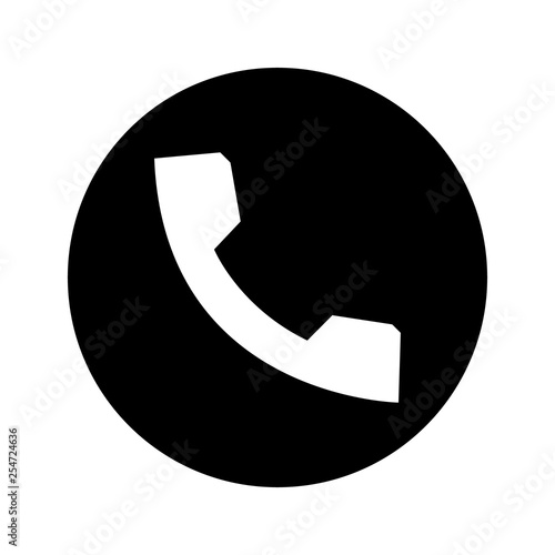Phone icon, vector illustration