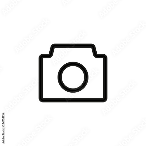 Photo icon. Gallery attachment sign
