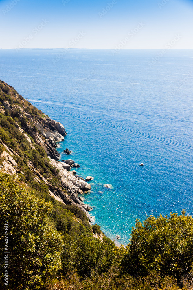 Elba island west coast sea in summer, Italy Elba island west coast sea in summer, Italy