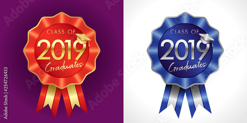 Class of 20 19 year congrats graduates award. IQ sign for uniform jacket lapels, sport symbol. Isolated numbers, abstract graphic design template on white and dark backgrounds. Vector 1 st 2 nd emblem