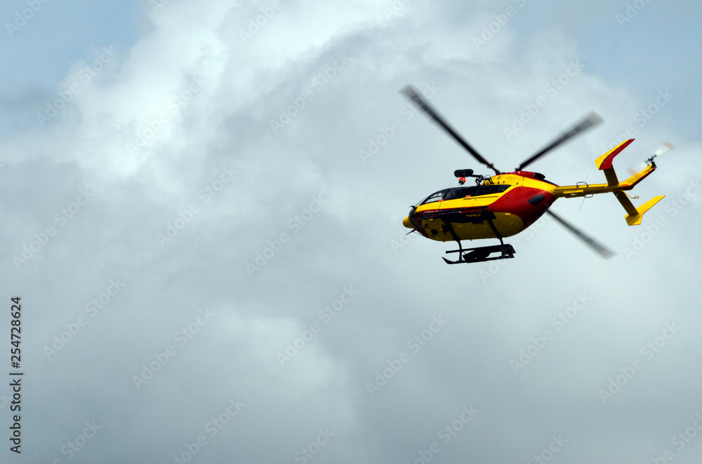 Helicopter or chopper flying Helicopter or chopper flying