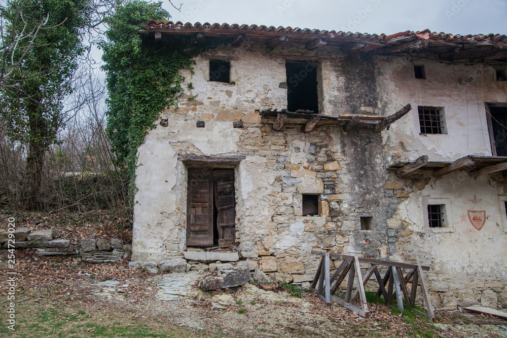 An abandoned house An abandoned house