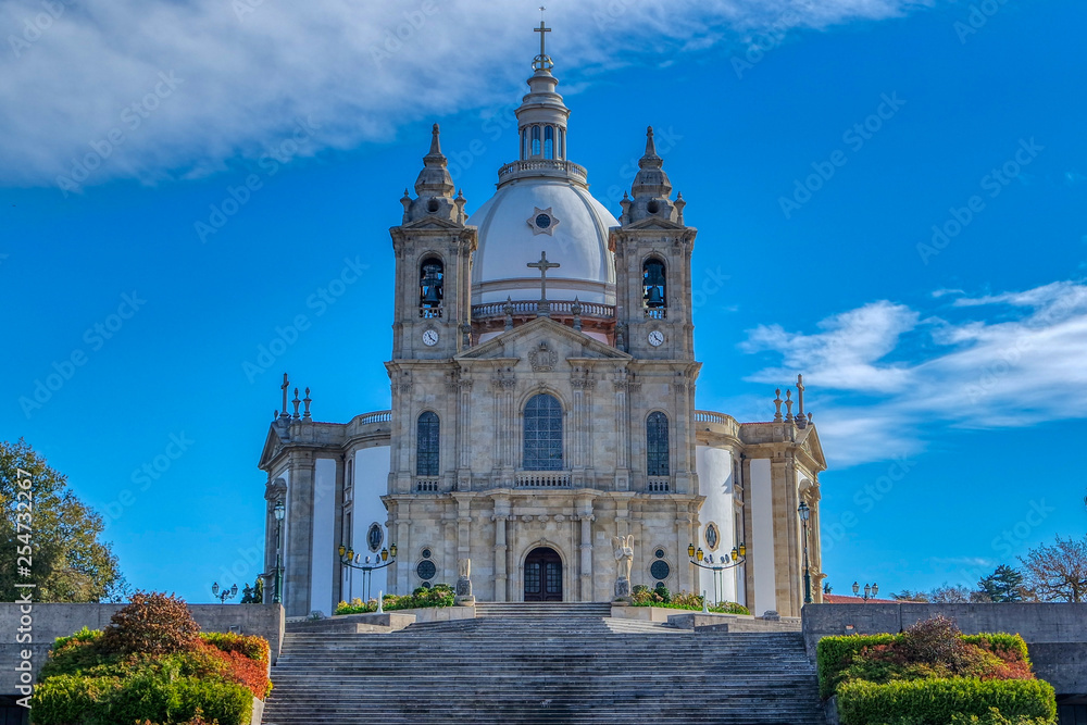 Sanctuary of Our Lady of Sameiro near Braga, Portugal