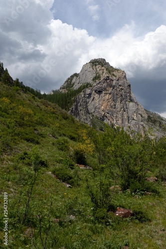  Mountain landscape by the river Chuya, Altai Republic, Siberia, Russia