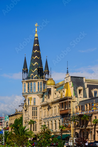 View of Europe Square in Batumi, Georgia