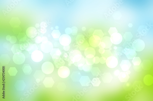 Geometric polygon background. Abstract gradient yellow green background texture with geometric pentagon or an abstract fantasy surface background. Beautiful green technology background.