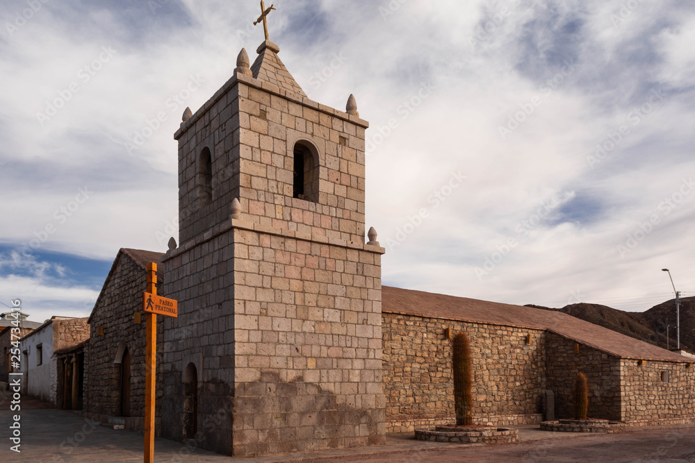Iglesia del pueblo de Peine, Salar de Atacama