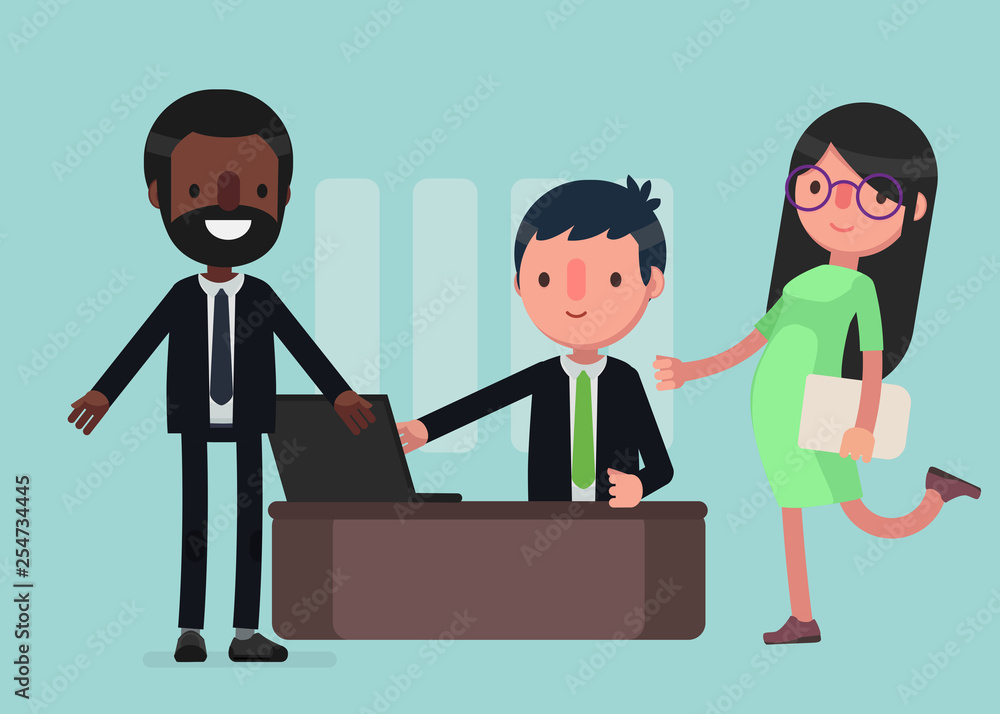Business people vector illustrator Business people vector illustrator