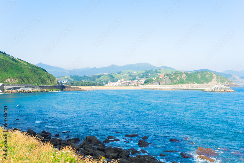 Cantabrian Sea coast and Deba town
