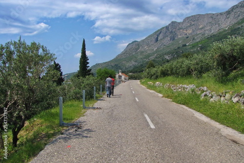 Road near Gradac, Croatia