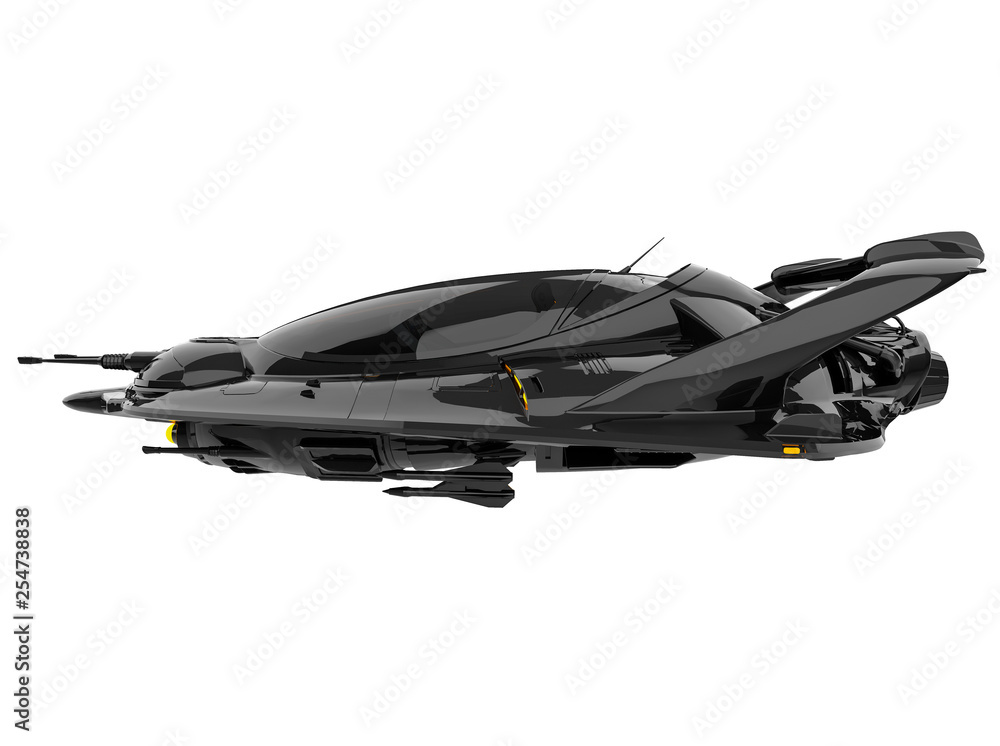 alien pocket aircraft space ship exploring around in a white background alien pocket aircraft space ship exploring around in a white background