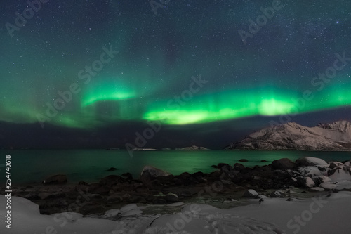 Nordlichter in Tromsö, Norwegen