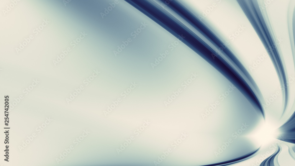 Obraz premium Blue glow blur lines abstract background