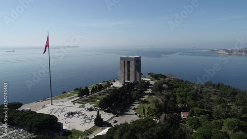 Canakkale Martyrs' Memorial, Aerial Shot by Drone photo