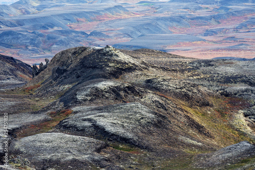 im Lavafeld Kafla, Island