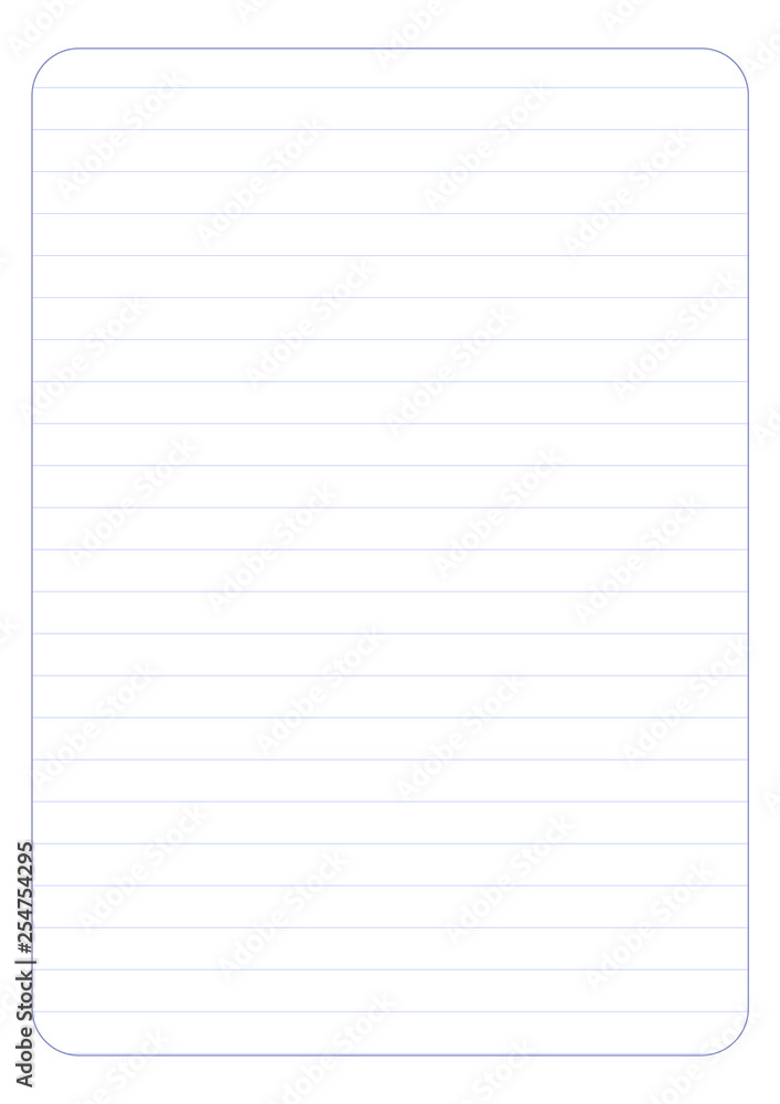 Lined paper sheet vector illustration EPS10 Lined paper sheet vector illustration EPS10