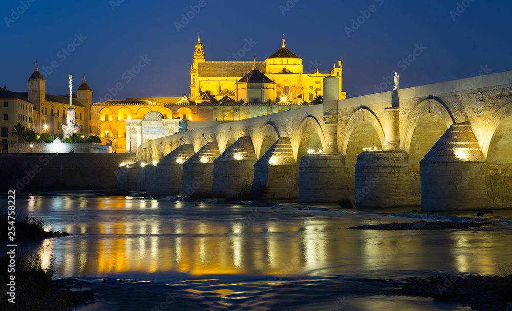  Old  bridge and  Mosque-cathedral of Cordoba
