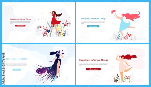 Set Happiness in Simple Things. Natural Unique.