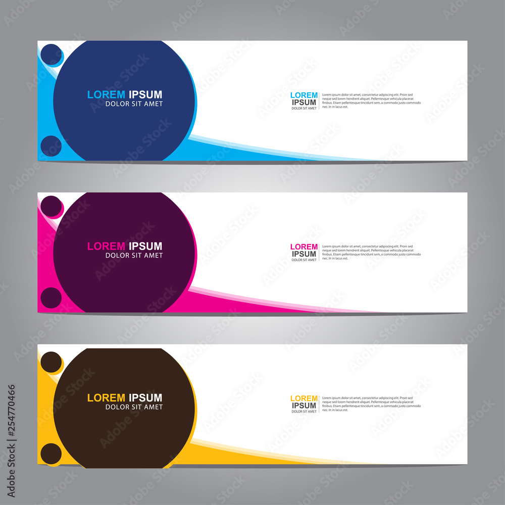Vector abstract web banner design template. Collection of web banner template. Abstract geometric web design banner template isolated on grey background. Vector abstract web banner design template. Collection of web banner template. Abstract geometric web design banner template isolated on grey background.