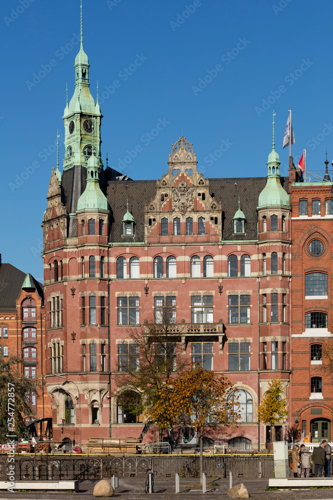 Germany, Hamburg, Speicherstadt, Speicherstadt town hall Germany, Hamburg, Speicherstadt, Speicherstadt town hall