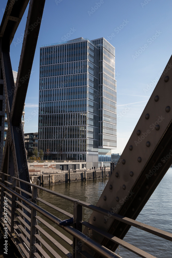 Germany, Hamburg, HafenCity, modern office building Germany, Hamburg, HafenCity, modern office building