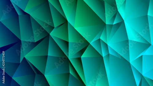CeruleanTrendy Low Poly Backdrop Design