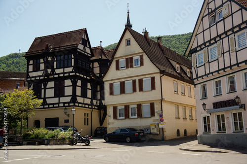 Bad Urach ancient town in baden wuerttemberg