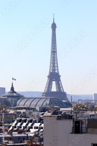 Tour Eiffel vue d'haussman