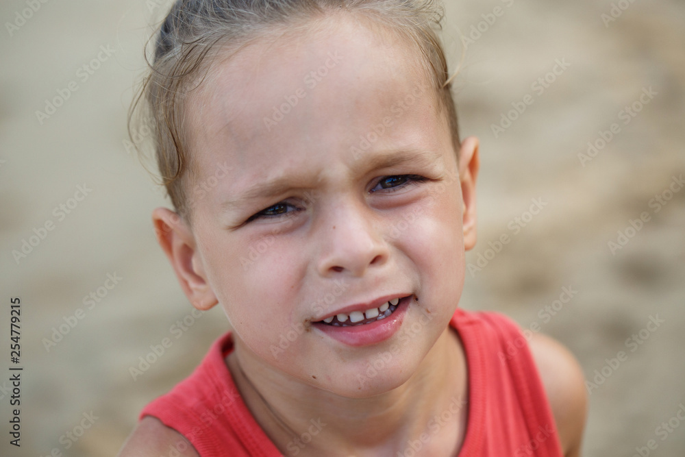 Portrait of a beautiful baby boy in sunlight Portrait of a beautiful baby boy in sunlight