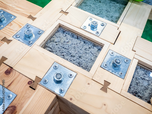Timber with insulation insi...