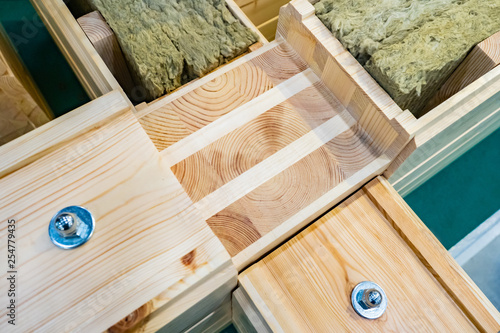 Timber with insulation insi...