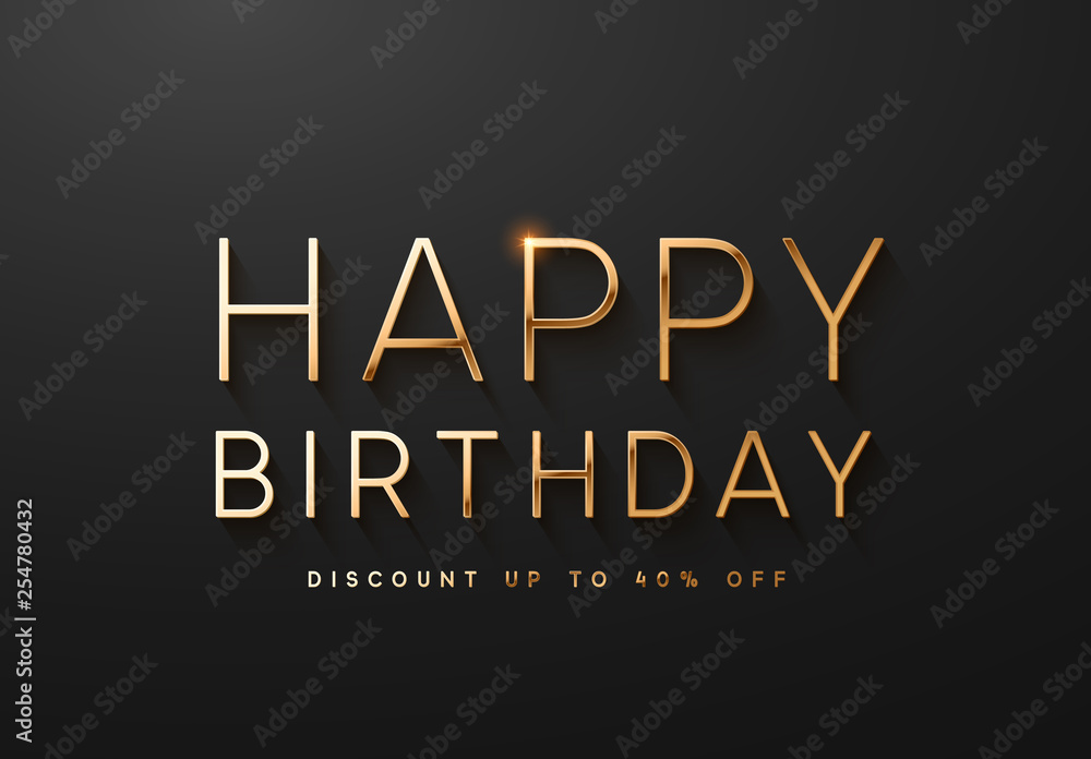 Obraz premium Happy birthday