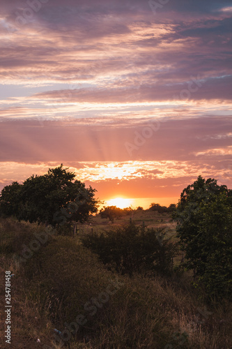 Sunset in northeast of Brazil