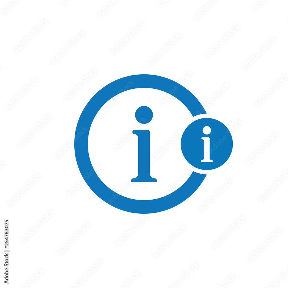 Info icon with information sign. Info icon and about, faq, help, hint symbol Info icon with information sign. Info icon and about, faq, help, hint symbol