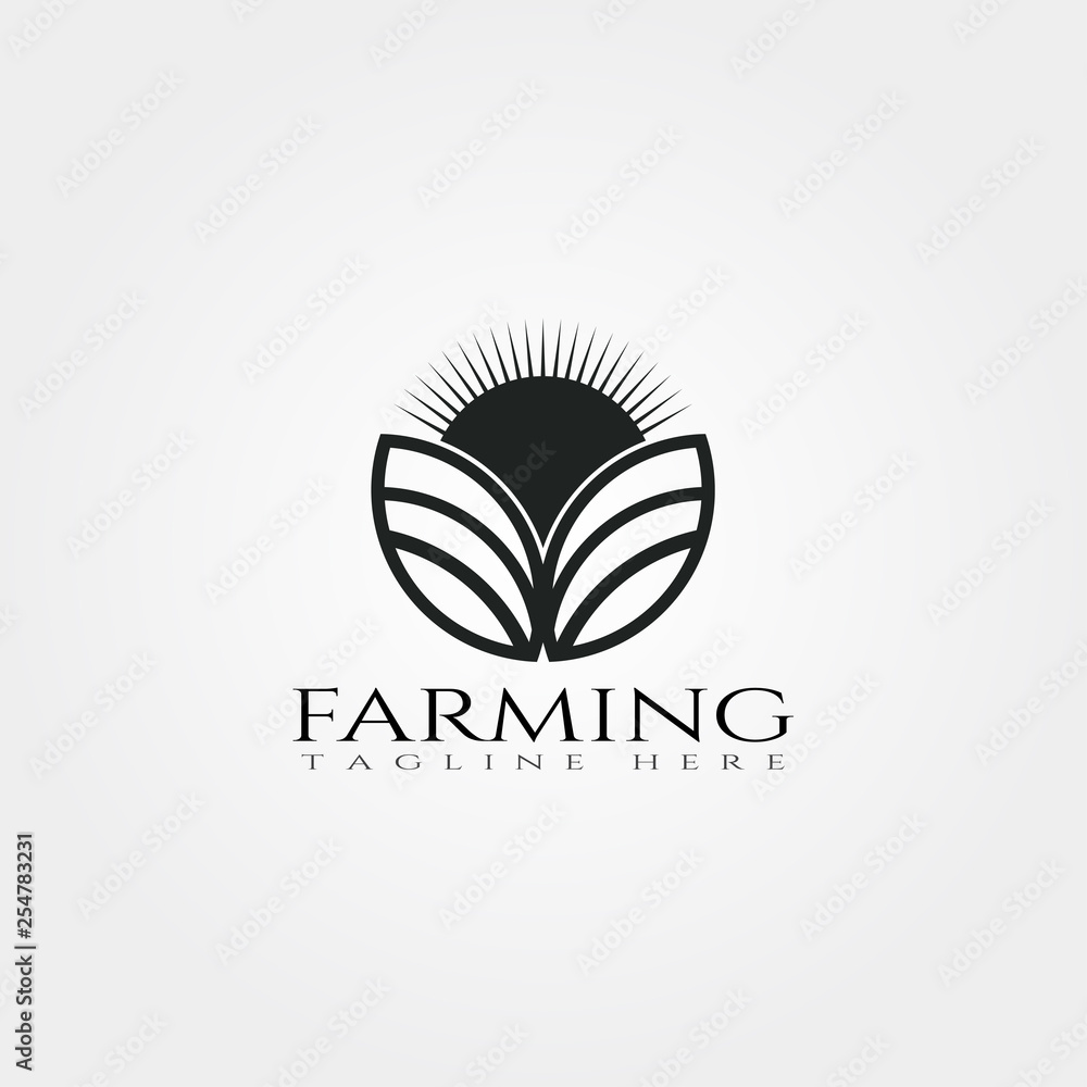 Farm icon template,creative vector logo design,Plantation,agriculture symbol,illustration element Farm icon template,creative vector logo design,Plantation,agriculture symbol,illustration element