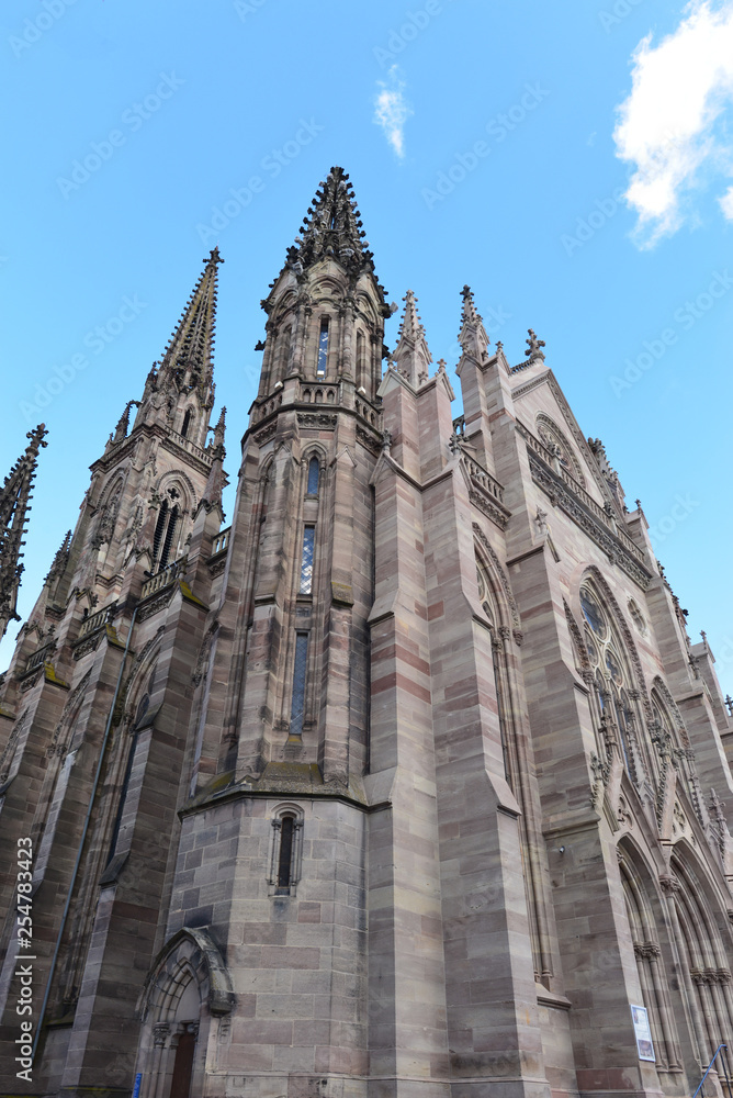 Temple Saint-Étienne in Mülhausen (Mulhouse) Frankreich