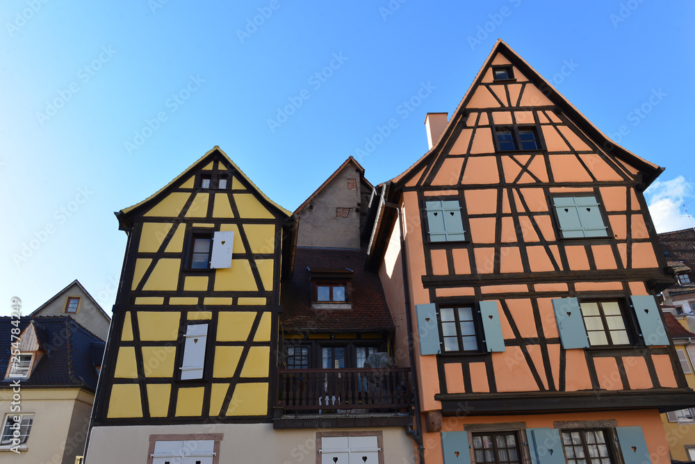 Fachwerkarchitektur in Colmar (Frankreich)