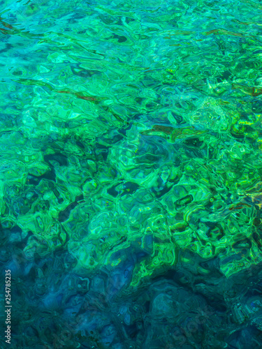 Crystal clear turquoise water