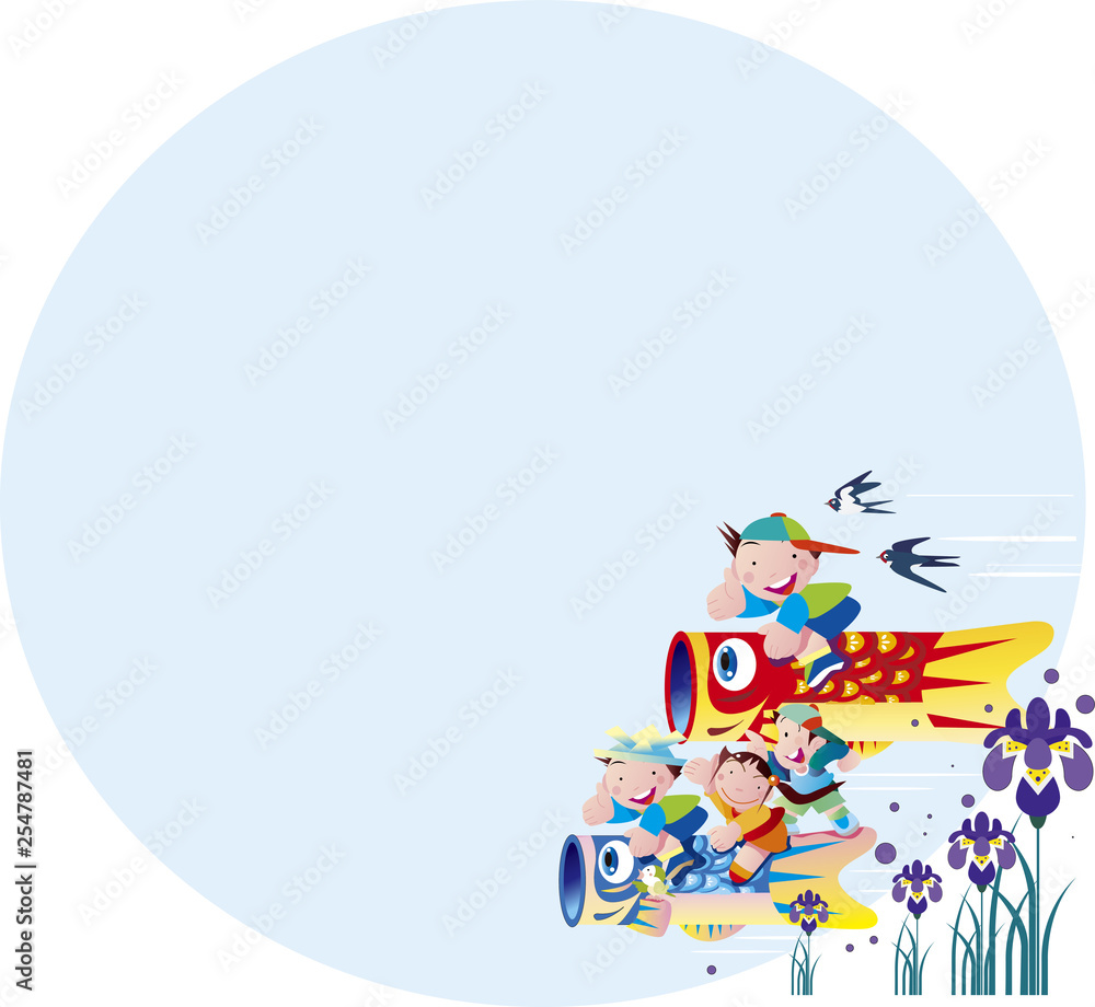 Obraz premium こどもの日,鯉のぼり