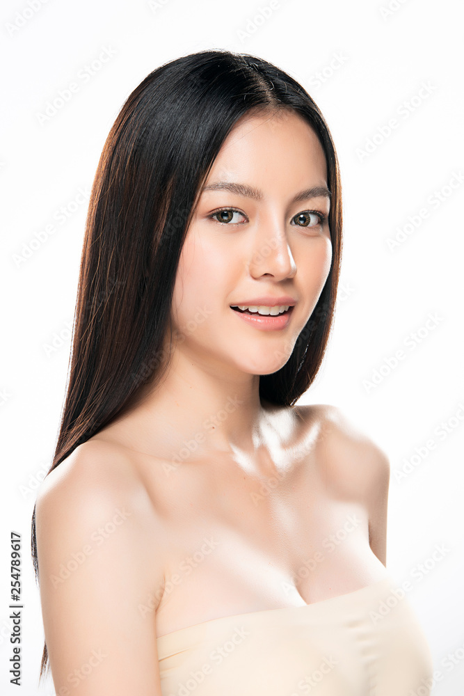 Beautiful Young asian Woman with Clean Fresh Skin Beautiful Young asian Woman with Clean Fresh Skin
