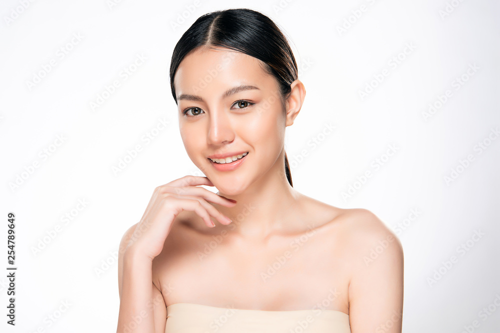 Beautiful Young asian Woman with Clean Fresh Skin Beautiful Young asian Woman with Clean Fresh Skin