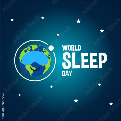 World Sleep Day Vector Design