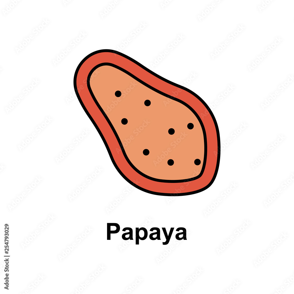 Papaya, fruit icon. Element of Cinco de Mayo color icon. Premium quality graphic design icon. Signs and symbols collection icon for websites, web design, mobile app Papaya, fruit icon. Element of Cinco de Mayo color icon. Premium quality graphic design icon. Signs and symbols collection icon for websites, web design, mobile app