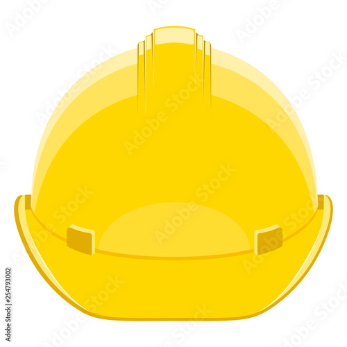 Isolated construction helmet image. Vector illustration design