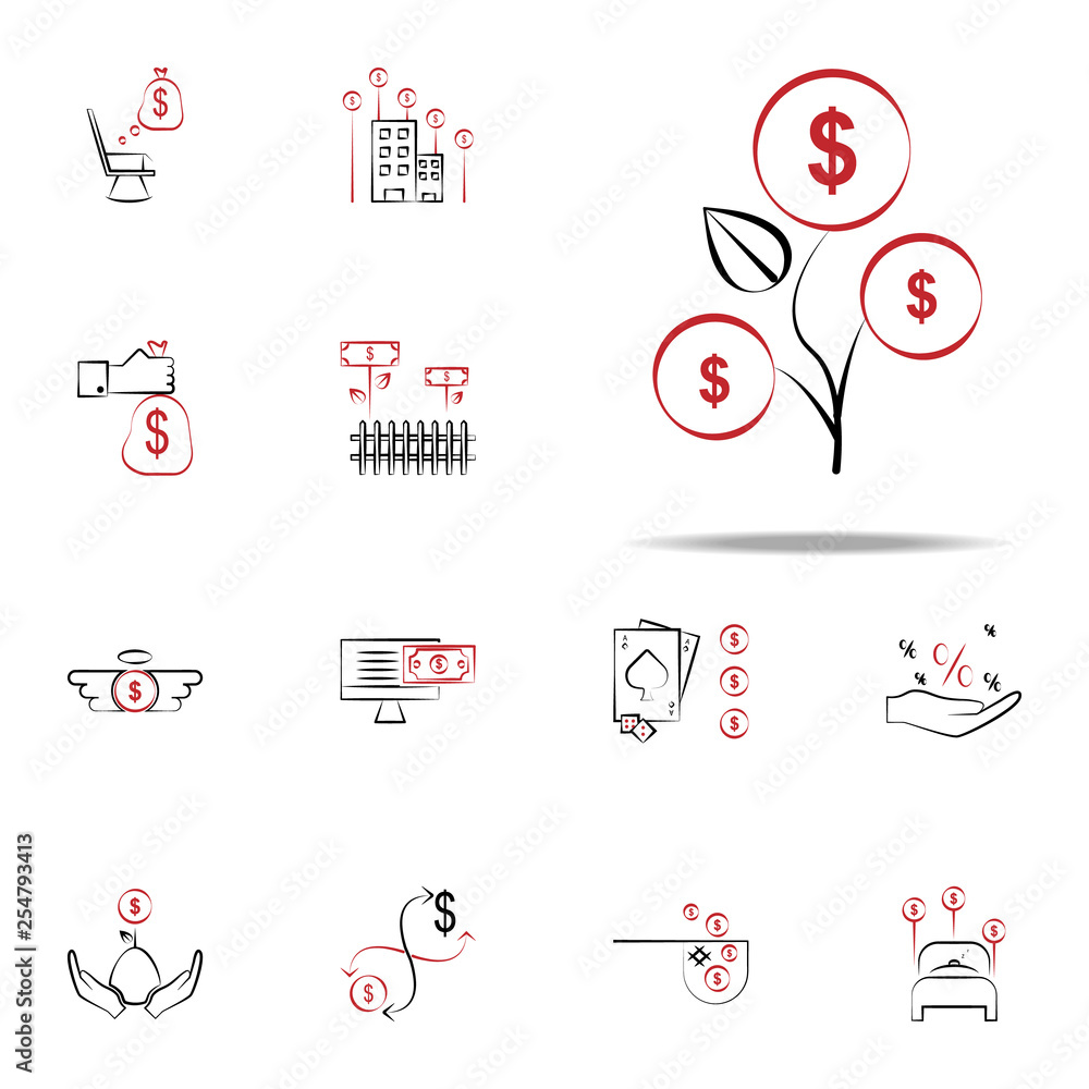 Dividends icon. Finance icons universal set for web and mobile
