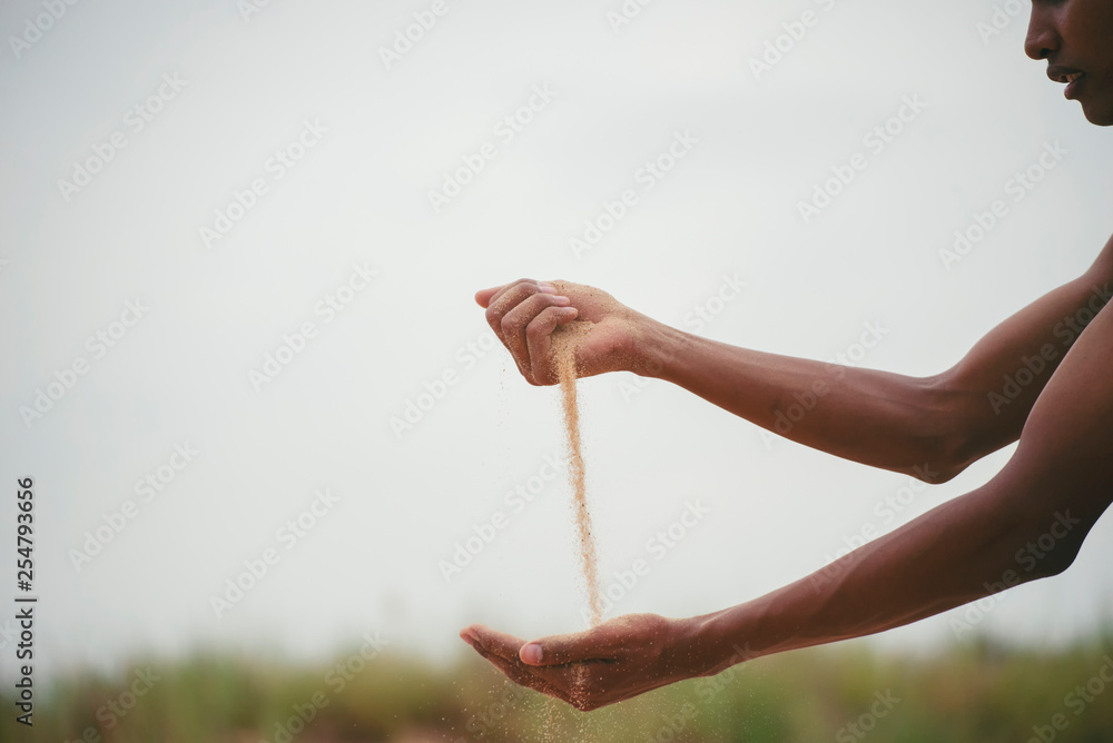 Let Go Rope Hand Freedom, Let it go ,and Release concept. Freedom Hand of man release ...