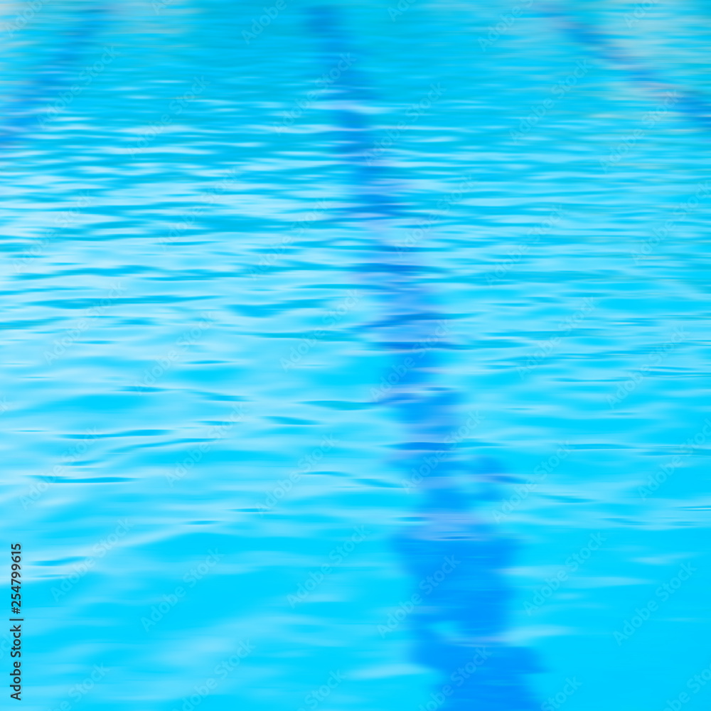 Blue water and laens in swimming pool Blue water and laens in swimming pool